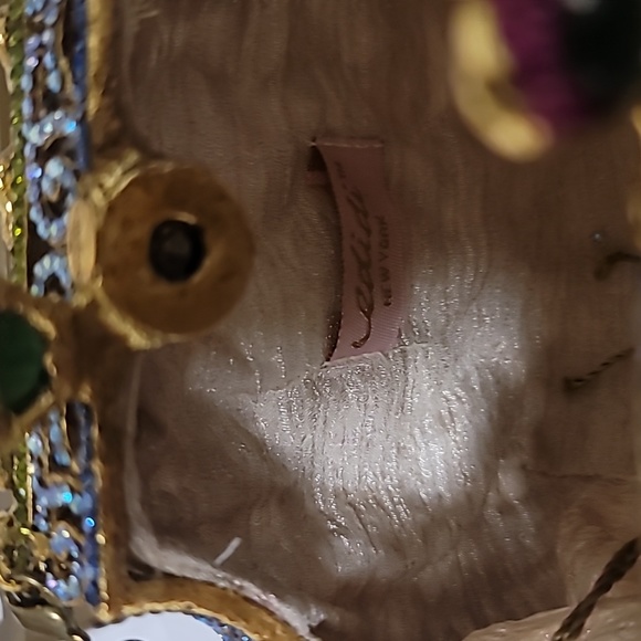 EDIDI 💯 AUTHENTHIC VINTAGE EVENING BAG MULTI COLOR CRYSTALS PRE-OWNED NWT - Picture 7 of 16